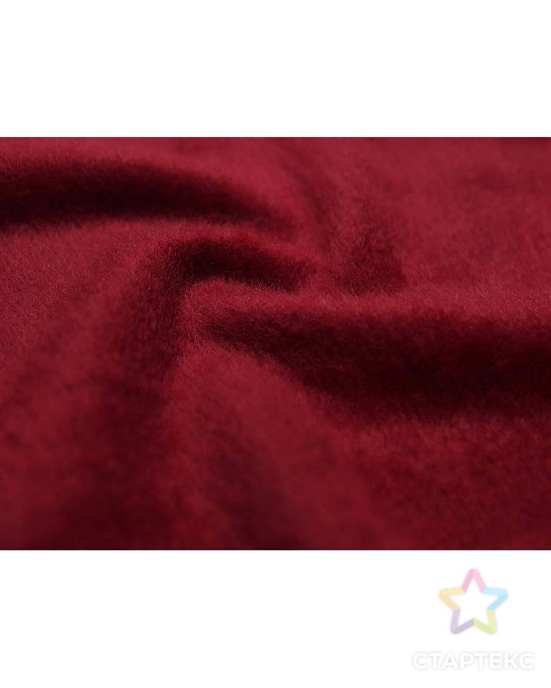 Шерстяная пальтовая ткань с коротким ворсом, цвет красная аврора арт. ГТ-2645-1-ГТ0047426