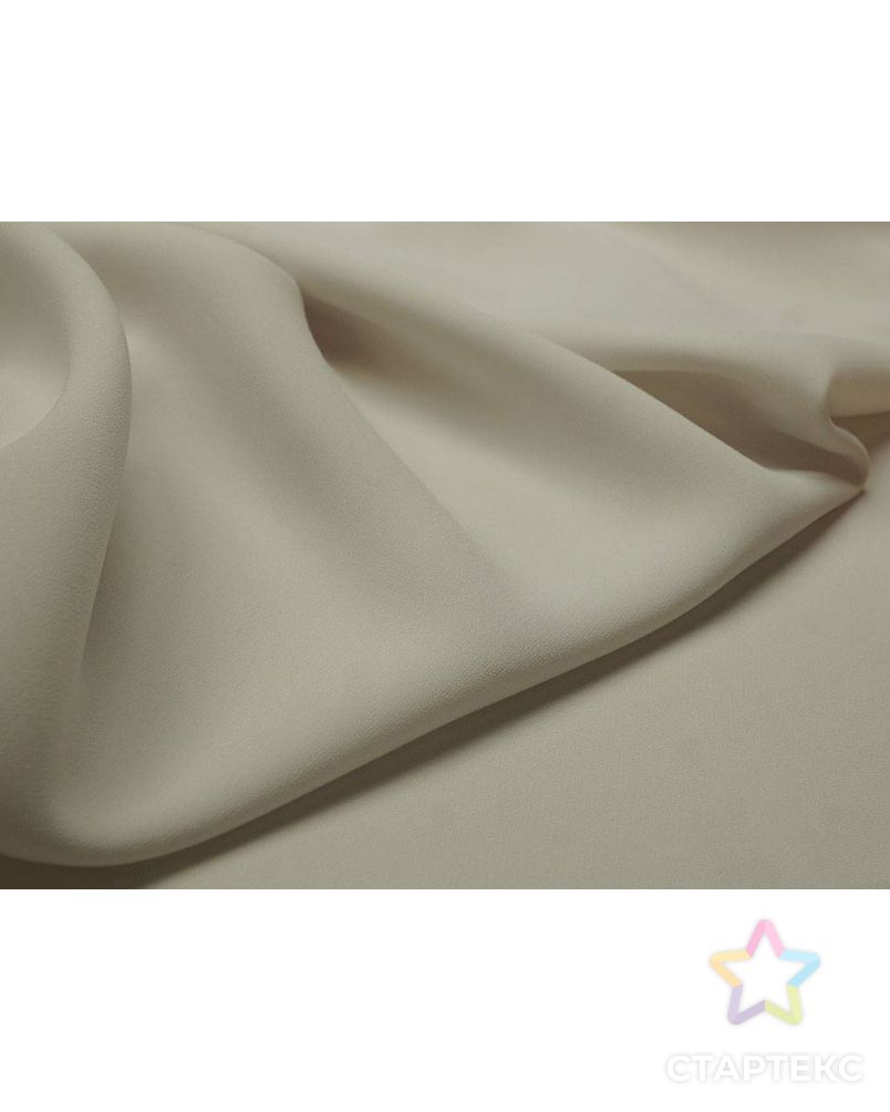 Ткань плательная "Кади", однотонная, цвет серо-белый арт. ГТ-2558-1-ГТ0047334