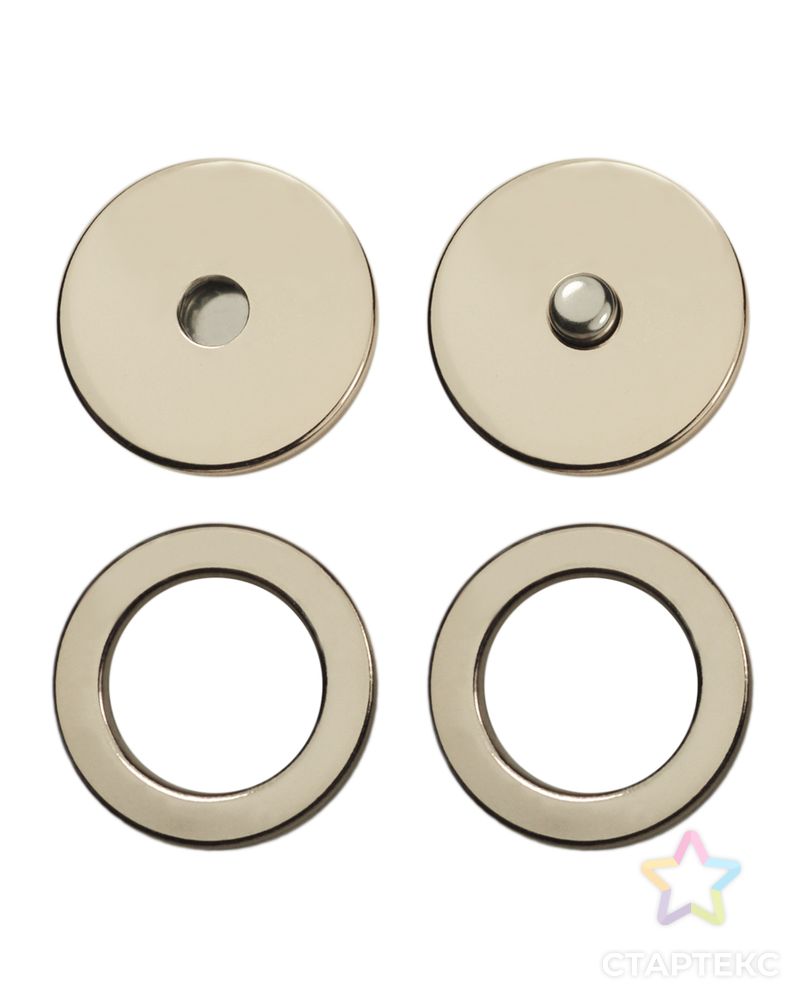 Кнопки металл (100шт) арт. ССФ-1263-2-ССФ0017585356 1