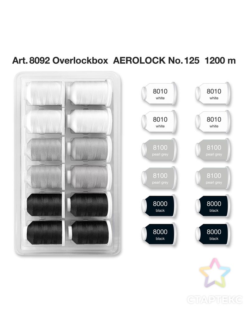Набор Aerolock №125 Blisterbox 12*1200м арт. СВКТ-6564-1-СВКТ0270448 2