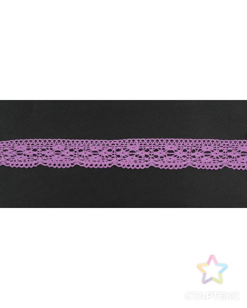 Тесьма кружевная, 30мм, цвет пурпурный, ALFA арт. СВКТ-12220-1-СВКТ0030563 1