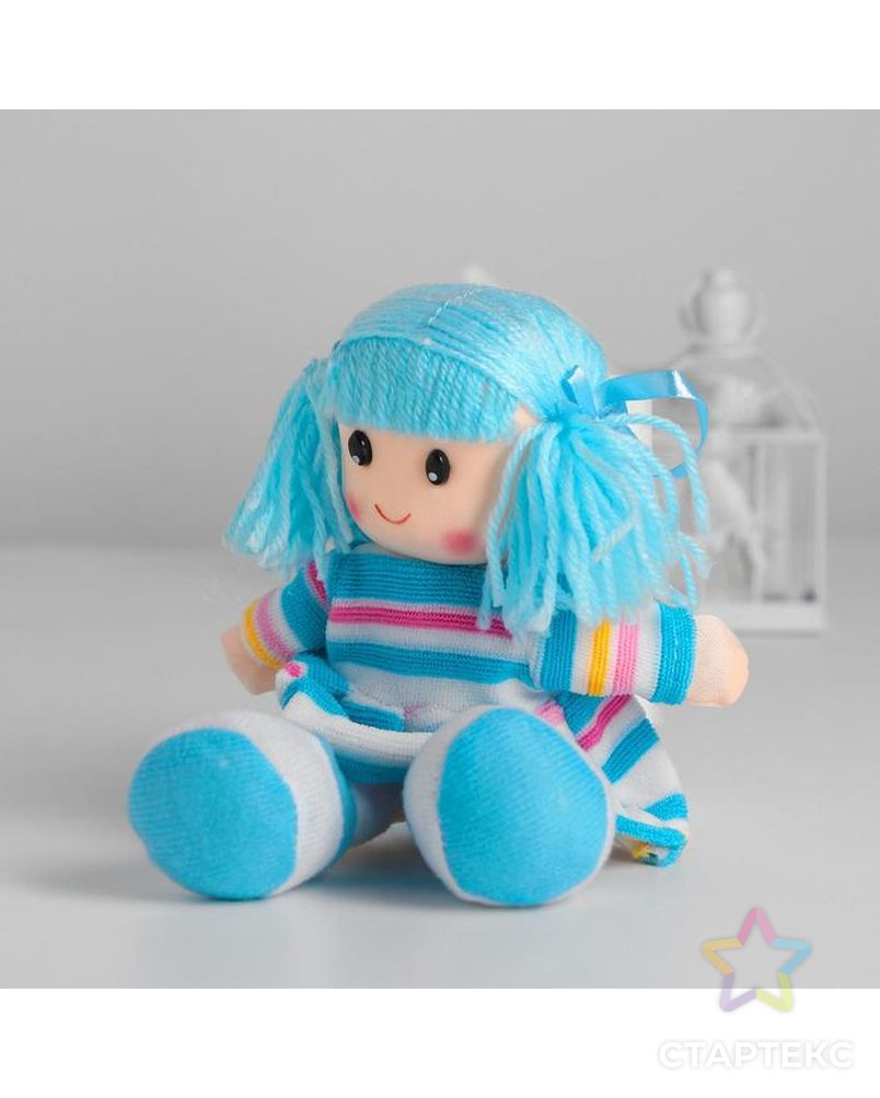 Мягкая игрушка «Кукла», в вязаном платьишке, цвета МИКС арт. СМЛ-103572-1-СМЛ0001016983 2