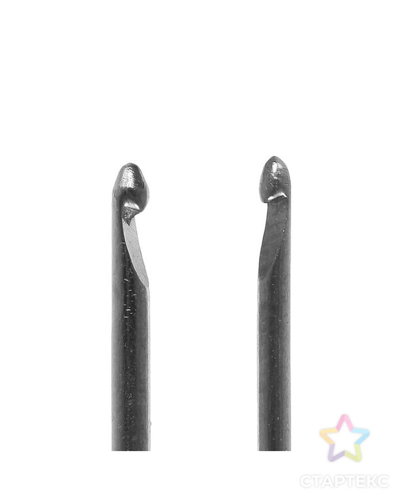Крючки для вязания металлические, d = 1-2 мм, 13,5 см, 2 шт арт. СМЛ-186-1-СМЛ1021679 2