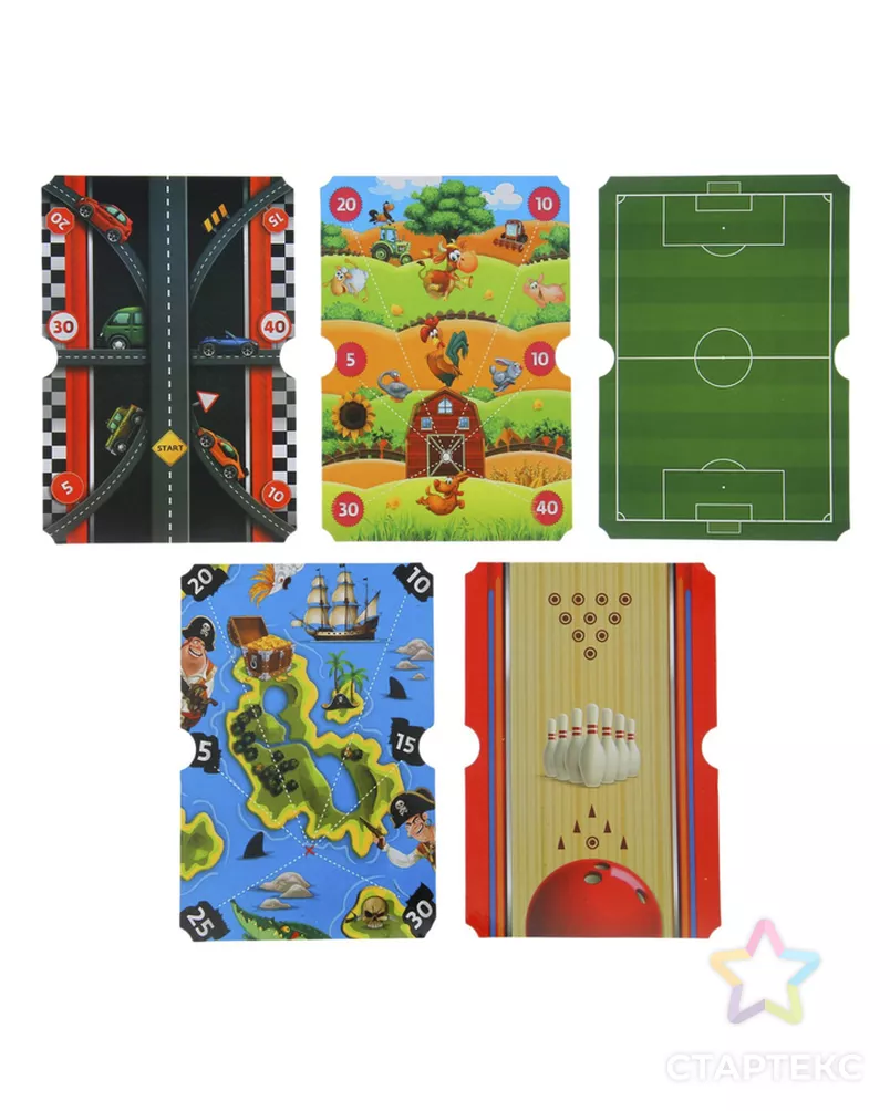 Настольный бильярд «6 в 1: бильярд, стикбол, стикбоулинг, стик гольф, фингербол» арт. СМЛ-103585-1-СМЛ0001026624 - рис. 2