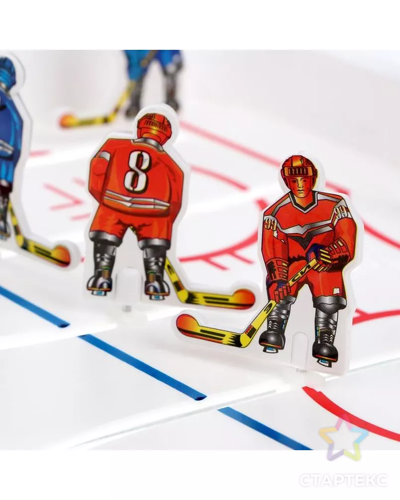 Настольный хоккей «Весёлый спорт», плоские игроки арт. СМЛ-103650-1-СМЛ0001034201 - рис. 2