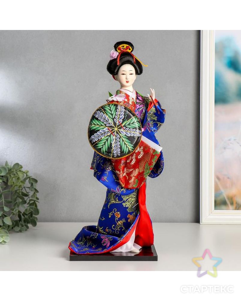 Кукла коллекционная "Гейша с веткой сакуры" арт. СМЛ-125170-1-СМЛ0001062526 1