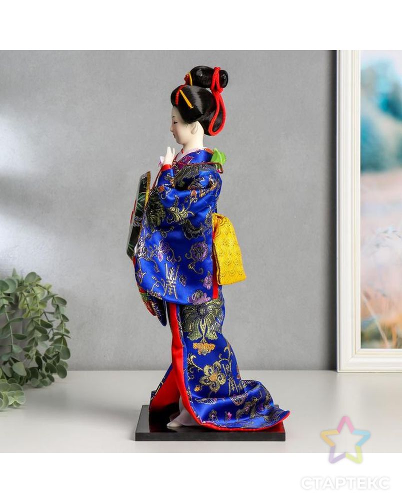 Кукла коллекционная "Гейша с веткой сакуры" арт. СМЛ-125170-1-СМЛ0001062526 4