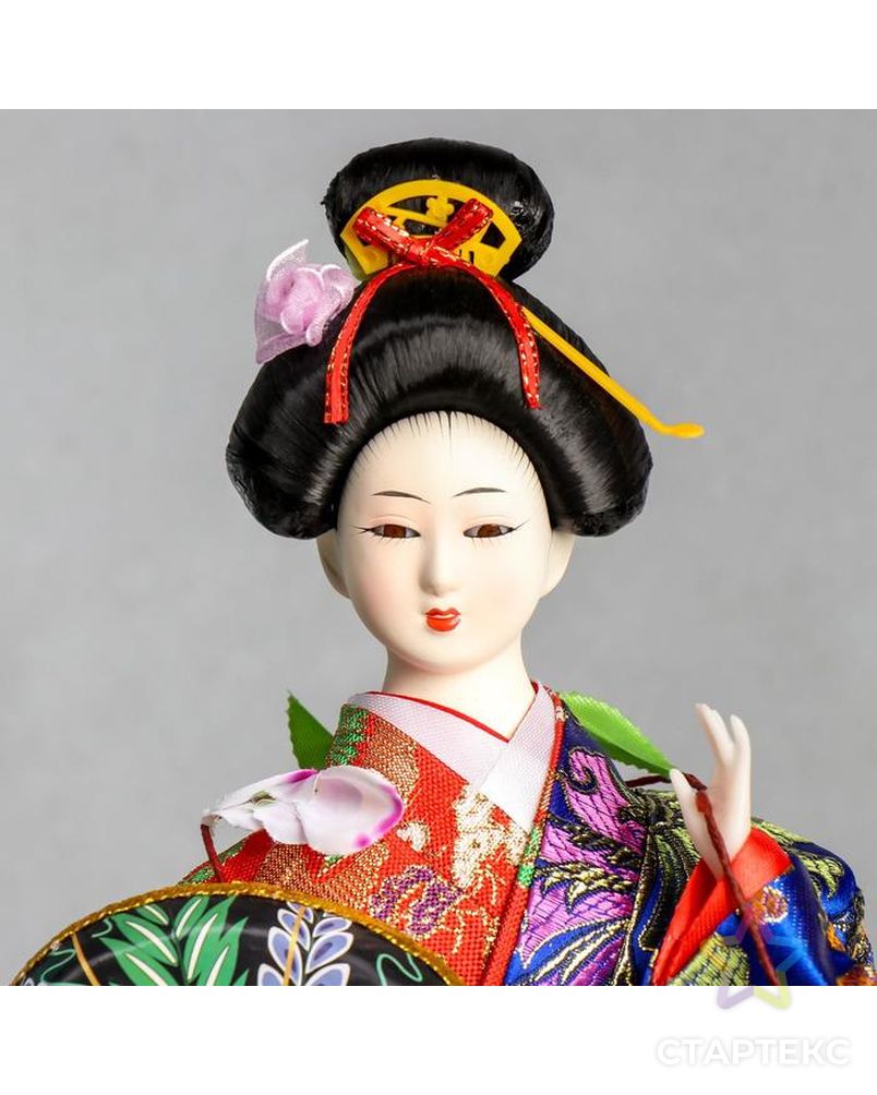 Кукла коллекционная "Гейша с веткой сакуры" арт. СМЛ-125170-1-СМЛ0001062526 5