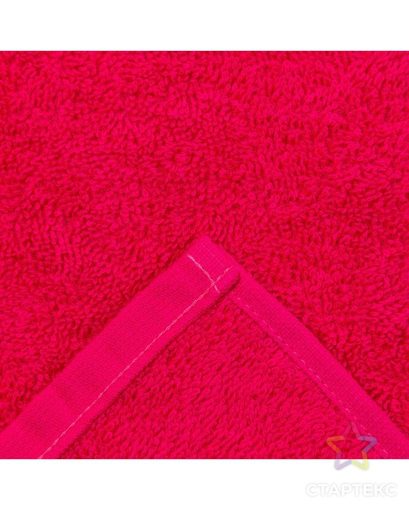 Полотенце махровое жаккард банное Plait, размер 70х130 см, 350 г/м2, цвет красный арт. СМЛ-19565-2-СМЛ0001077973 3