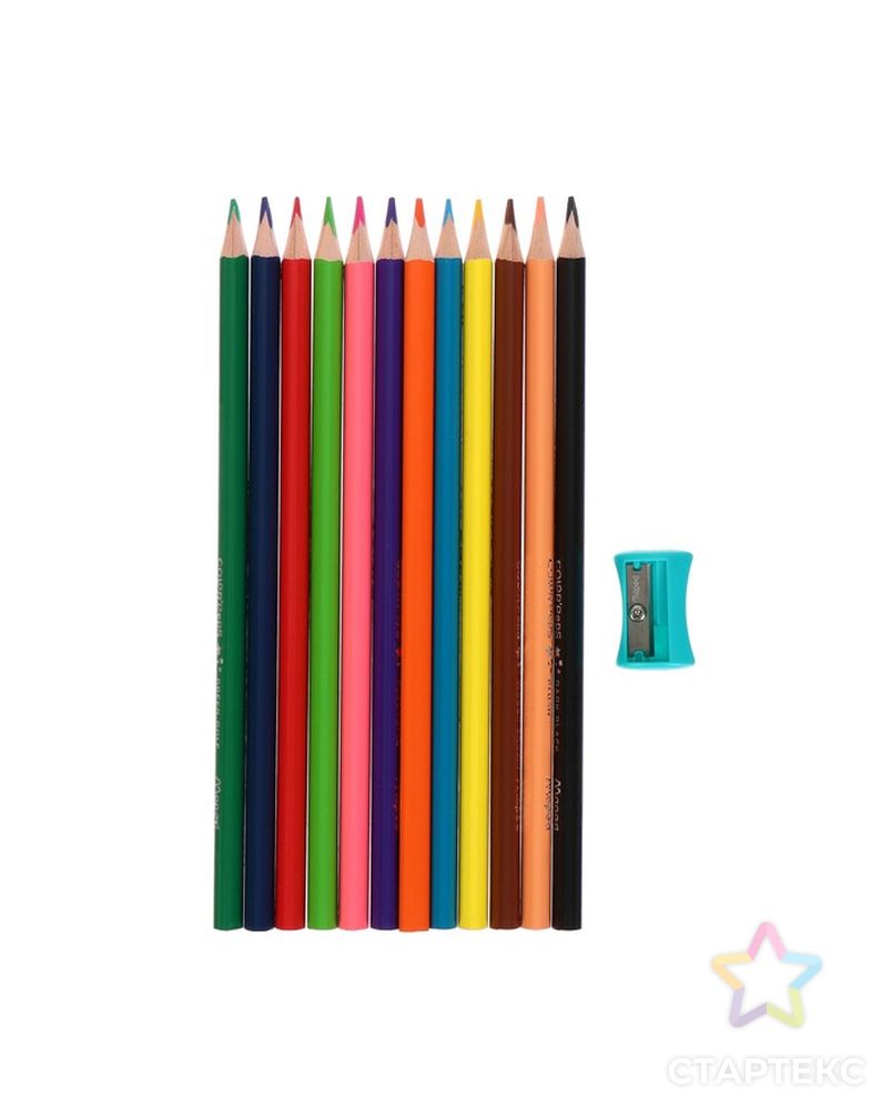 Карандаши трёхгранные 12 цветов, Maped Color Peps, с точилкой арт. СМЛ-185537-1-СМЛ0001082624 3