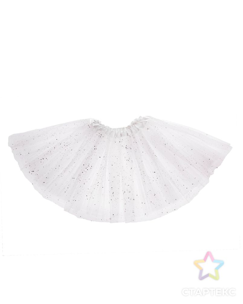 Карнавальная юбка 3-х слойная 4-6 лет, цвет белый арт. СМЛ-103971-1-СМЛ0001089313 1