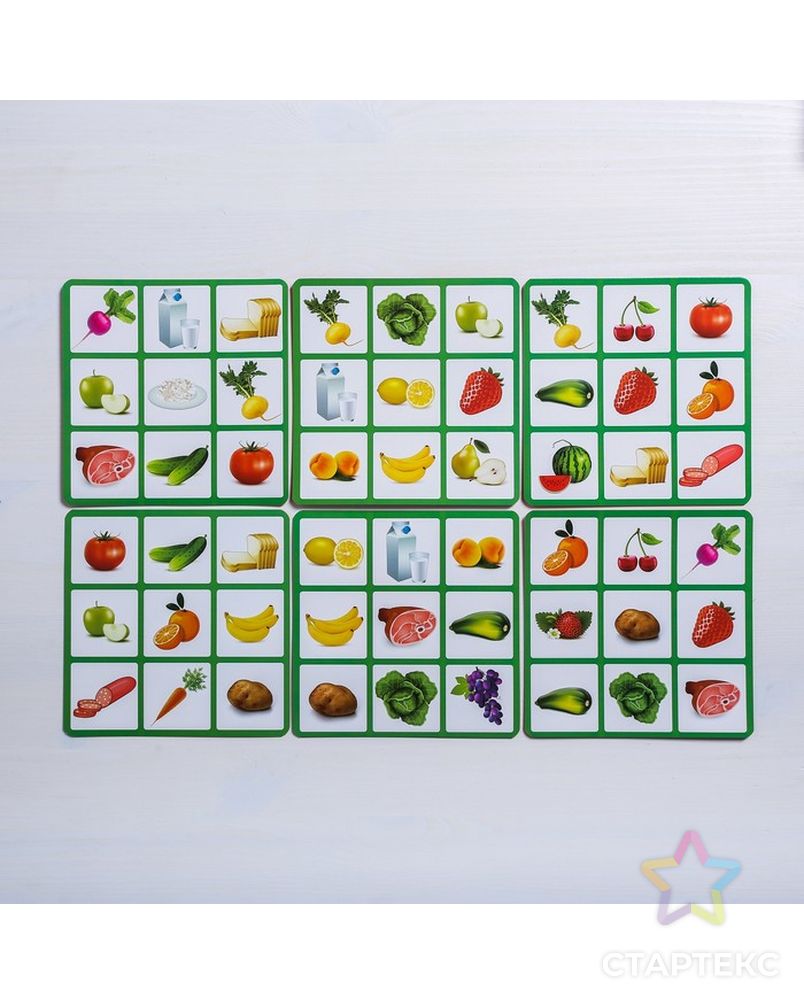 Детская игра-лото «Вкусная тарелка» арт. СМЛ-104454-1-СМЛ0001100449 3