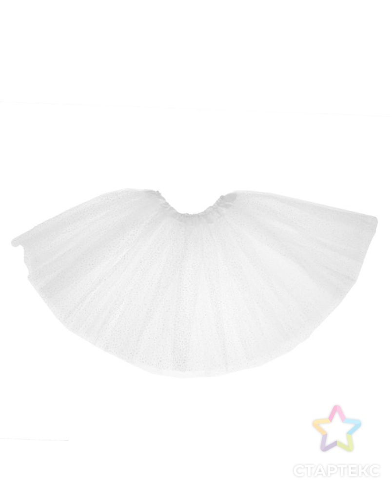 Карнавальная юбка 3-х слойная 4-6 лет, цвет белый арт. СМЛ-104071-1-СМЛ0001105113 1