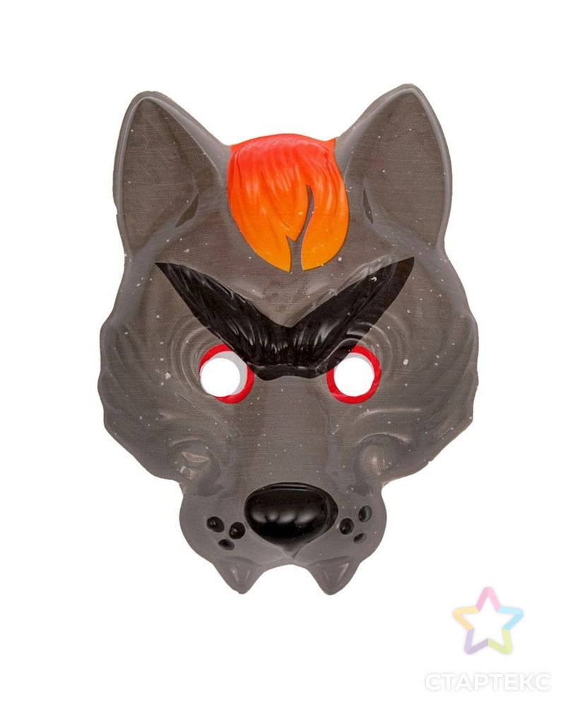 Карнавальная маска «Серый волк», на резинке арт. СМЛ-104052-1-СМЛ0001110160