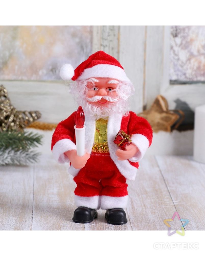 Дед Мороз, со свечой и колокольчиком арт. СМЛ-104268-1-СМЛ0001111391 1