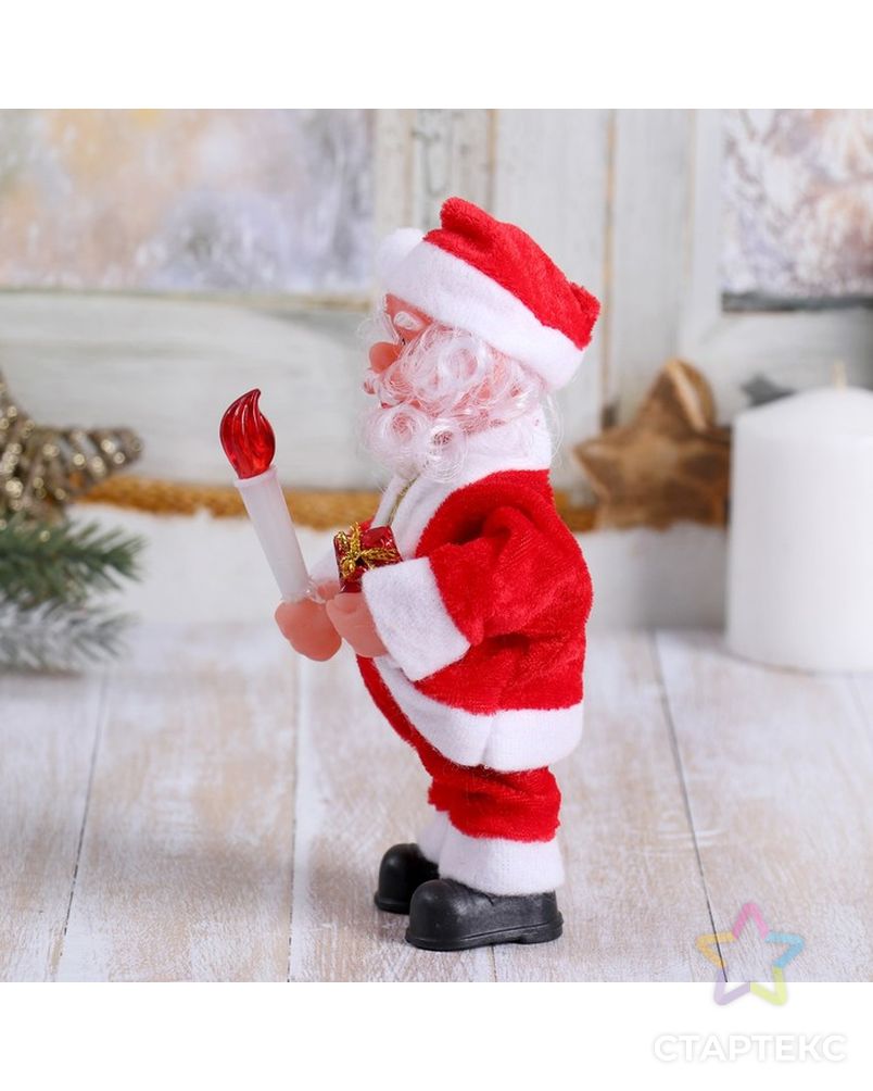 Дед Мороз, со свечой и колокольчиком арт. СМЛ-104268-1-СМЛ0001111391 2