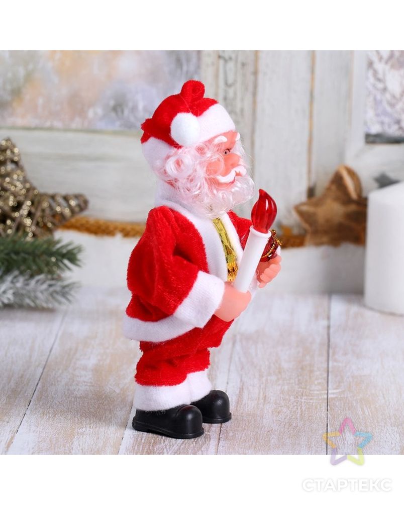 Дед Мороз, со свечой и колокольчиком арт. СМЛ-104268-1-СМЛ0001111391 4