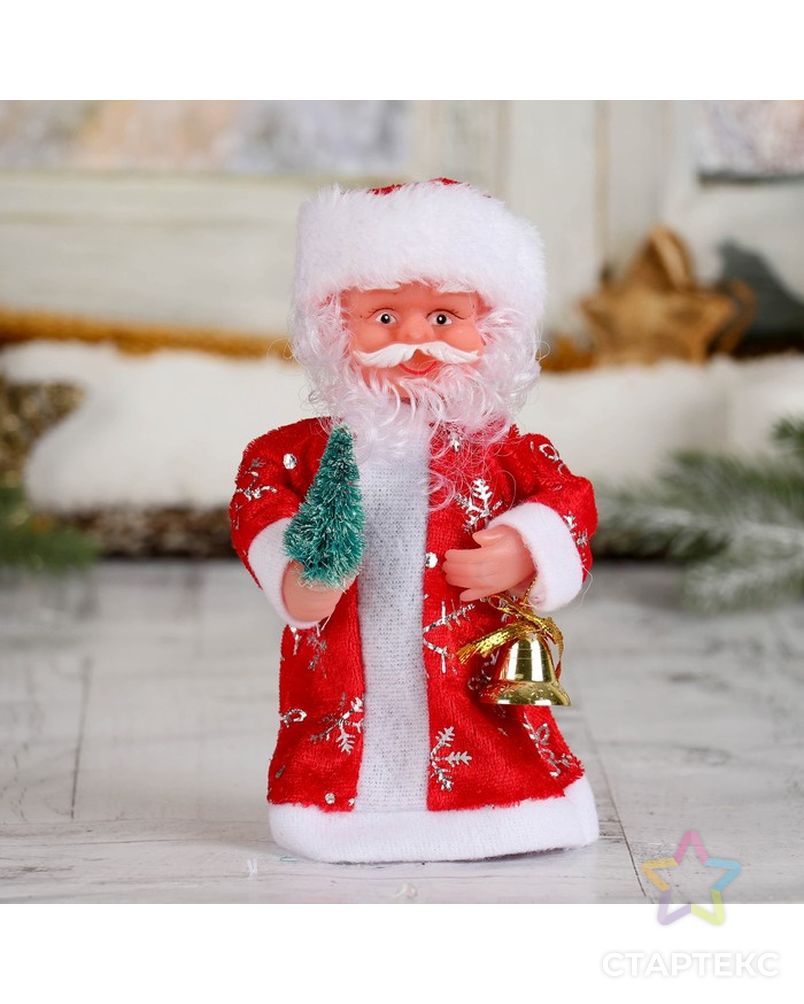 Дед Мороз, в длинной шубе, с ёлкой, микс, без музыки арт. СМЛ-104187-1-СМЛ0001111394 1