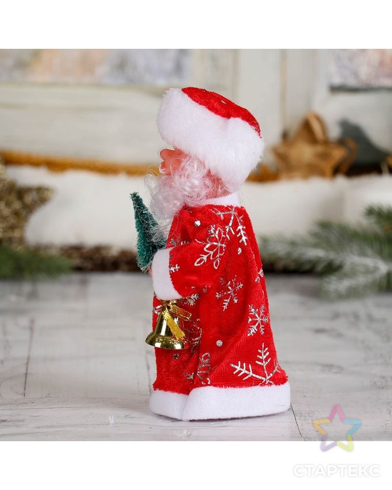 Дед Мороз, в длинной шубе, с ёлкой, микс, без музыки арт. СМЛ-104187-1-СМЛ0001111394 2
