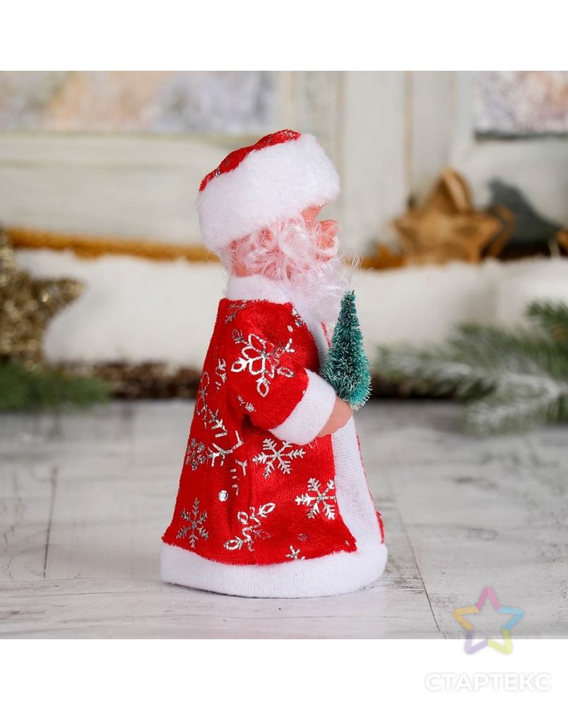 Дед Мороз, в длинной шубе, с ёлкой, микс, без музыки арт. СМЛ-104187-1-СМЛ0001111394 4