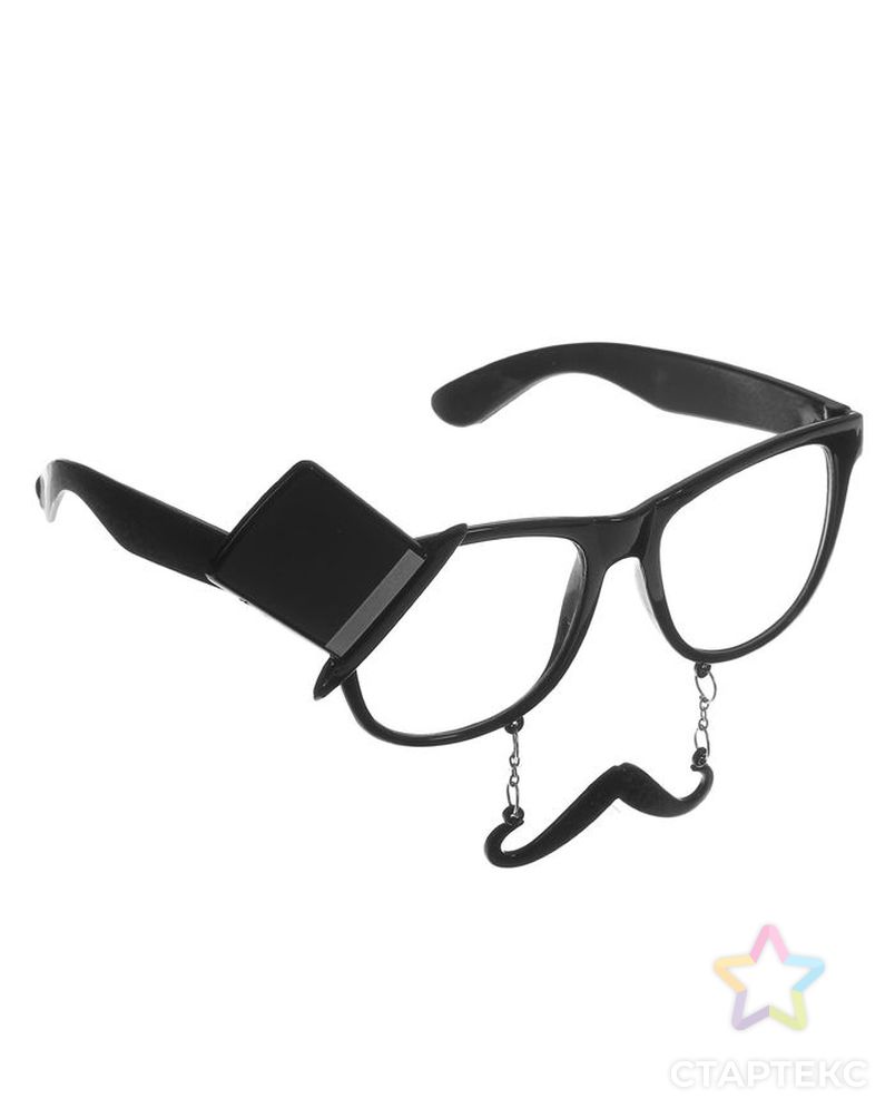 Карнавальные очки «Классик», с усиками арт. СМЛ-104323-1-СМЛ0001144062 1