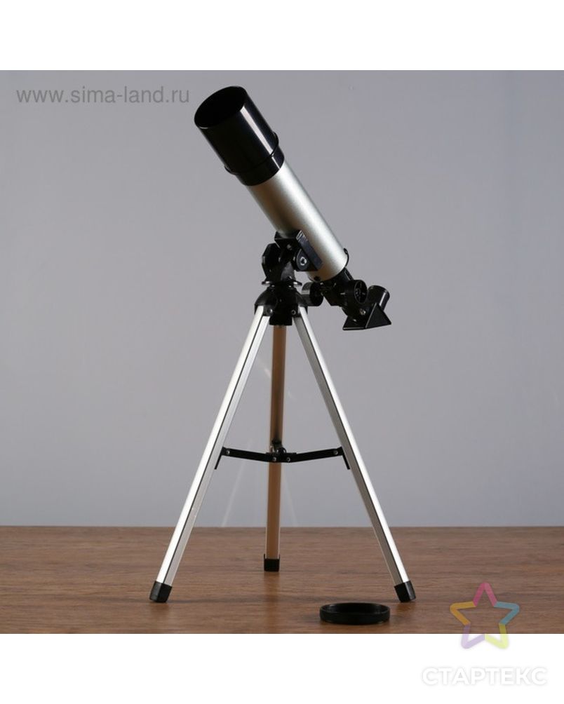 Набор телескоп 90х, d=50мм + микроскоп 1200х, с подсветкой, 2АА арт. СМЛ-104689-1-СМЛ0001164282 2
