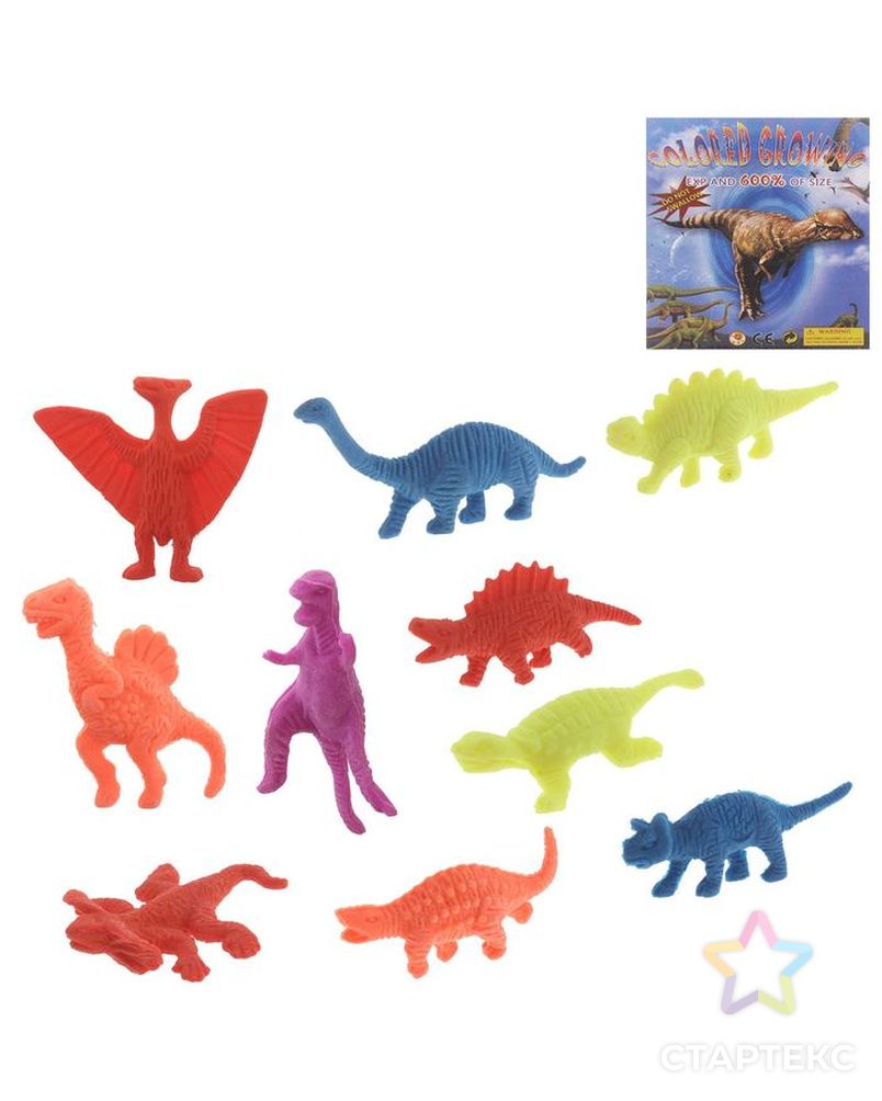 Растущие животные "Динозавр", МИКС арт. СМЛ-104872-1-СМЛ0001167449 11
