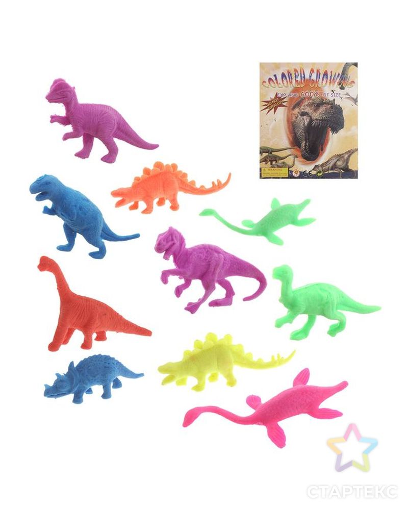 Растущие животные "Страна динозавров", МИКС арт. СМЛ-104876-1-СМЛ0001167454 11