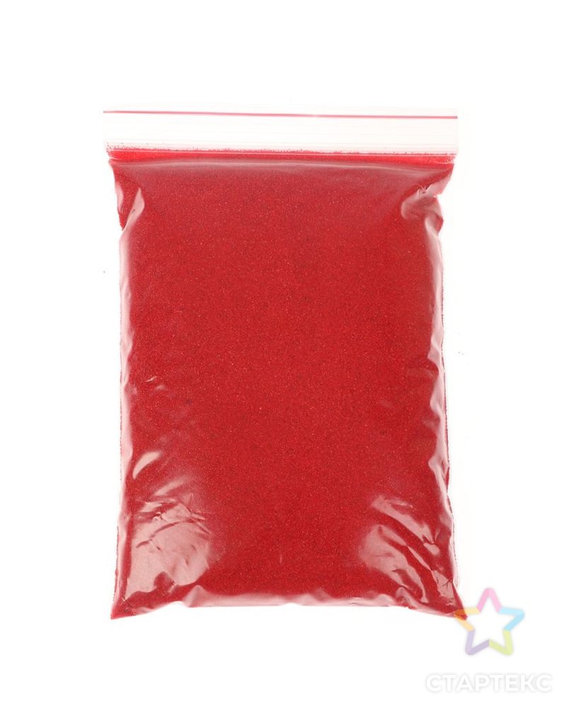 Песок для рисования "Красный", 1 кг арт. СМЛ-665-1-СМЛ1189693 2