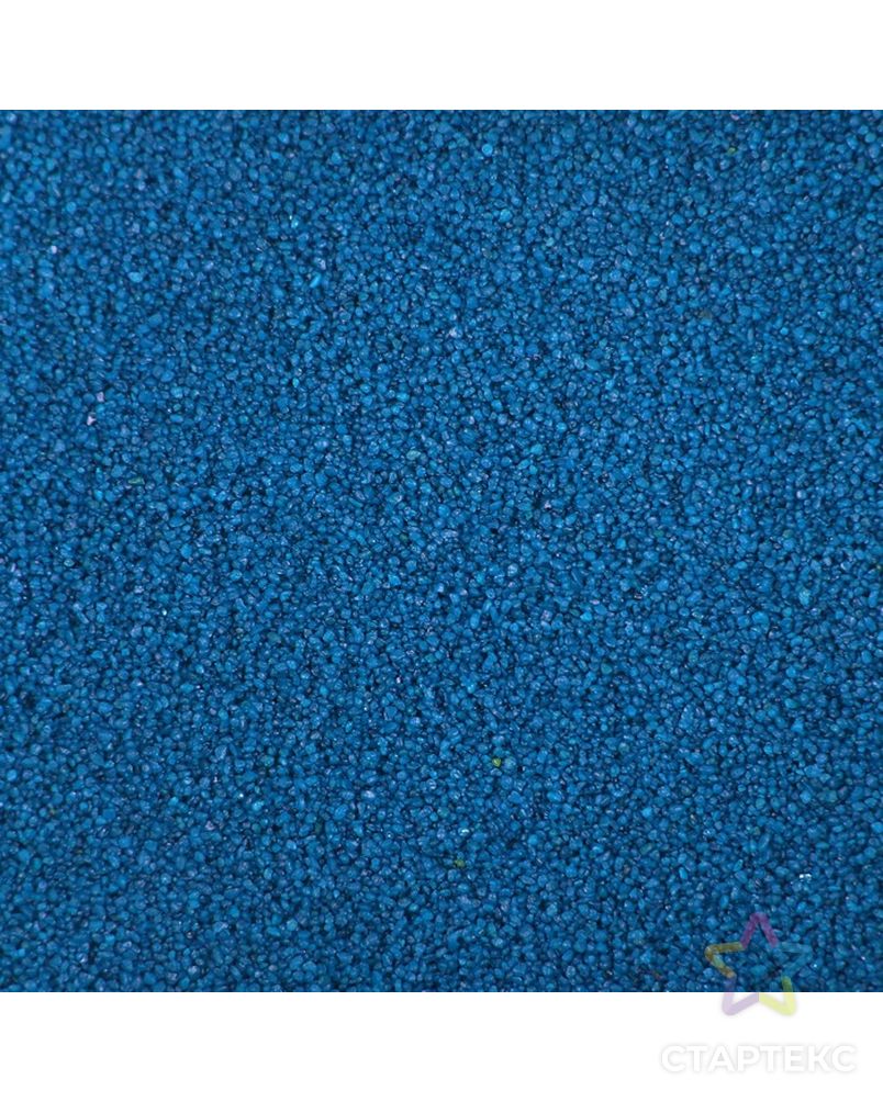 Песок для рисования "Синий", 1 кг арт. СМЛ-669-1-СМЛ1190111 1