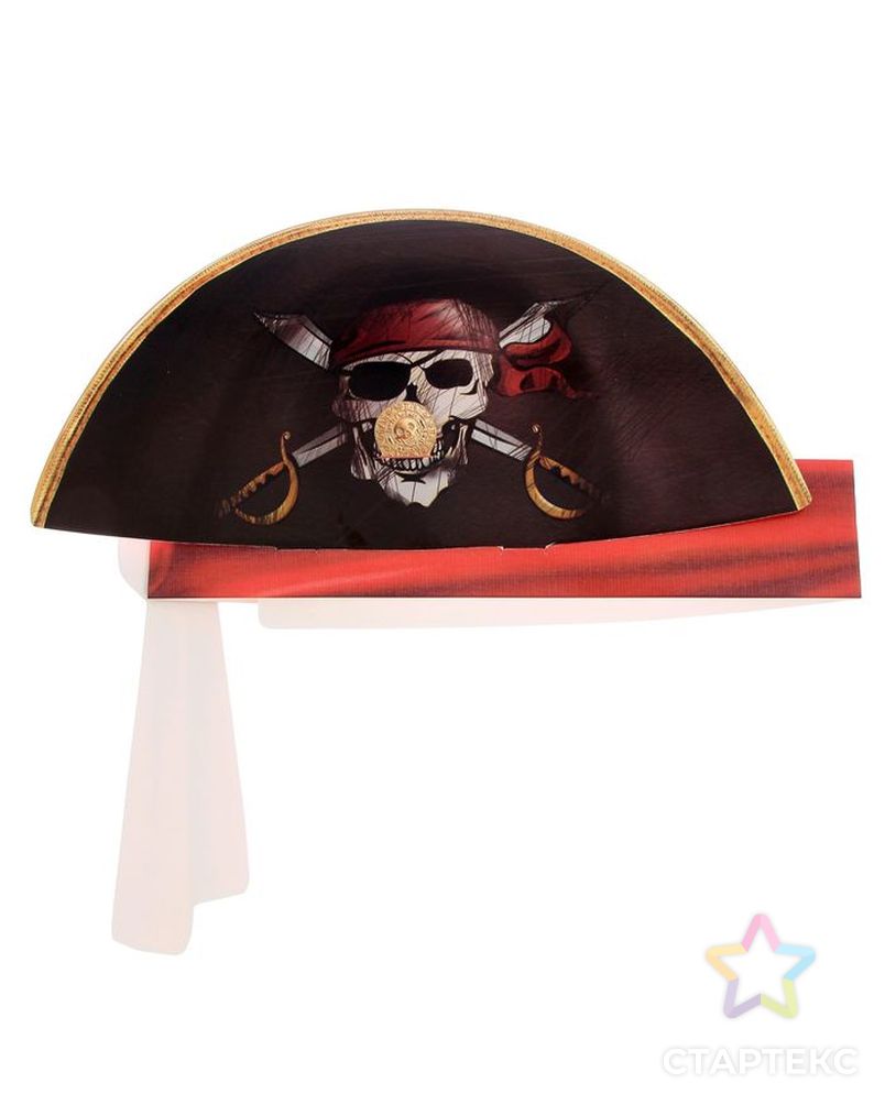 Маска-ободок "Шляпа пирата" арт. СМЛ-106291-1-СМЛ0001193173 2
