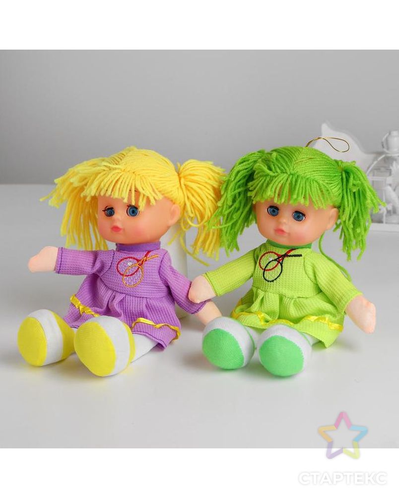 Мягкая игрушка «Кукла Соня», в платьишке, цвета МИКС арт. СМЛ-99370-1-СМЛ0001202162 4