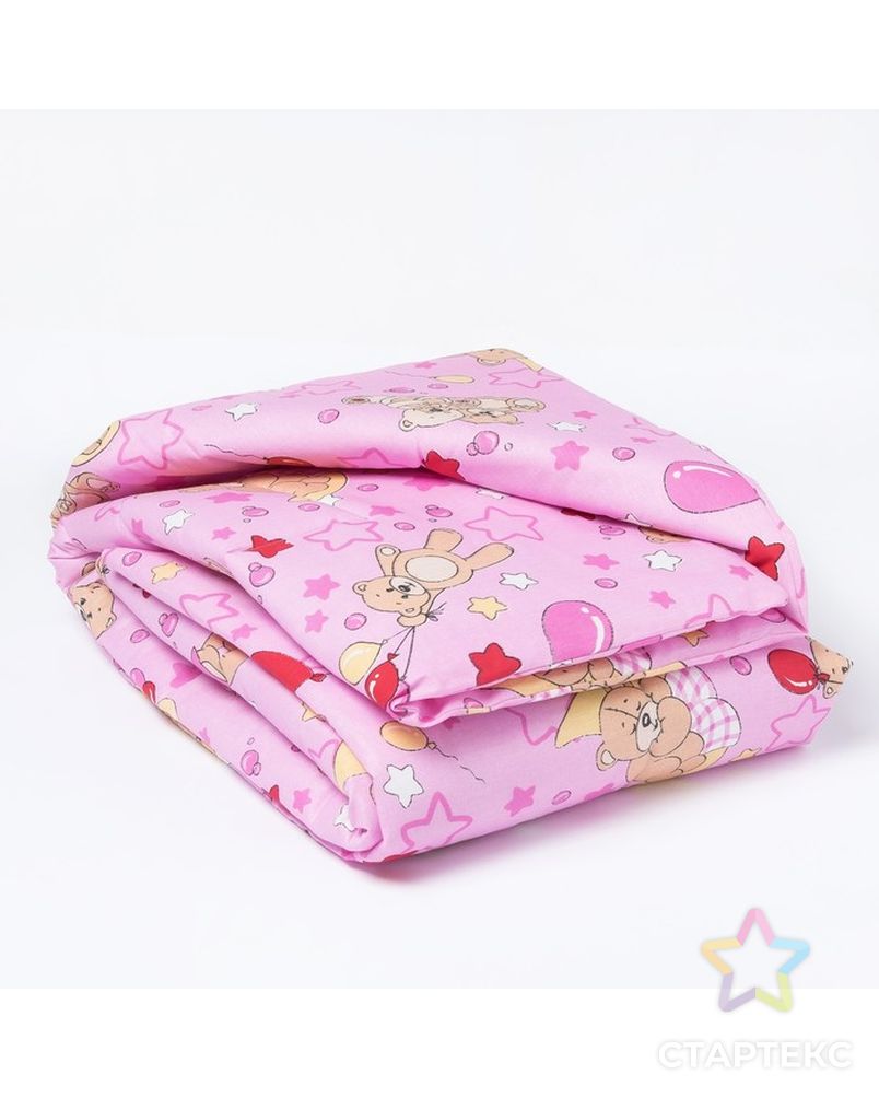 Одеяло, размер 110*140 см, цвет розовый, набивка МИКС 623 арт. СМЛ-30856-1-СМЛ1208703