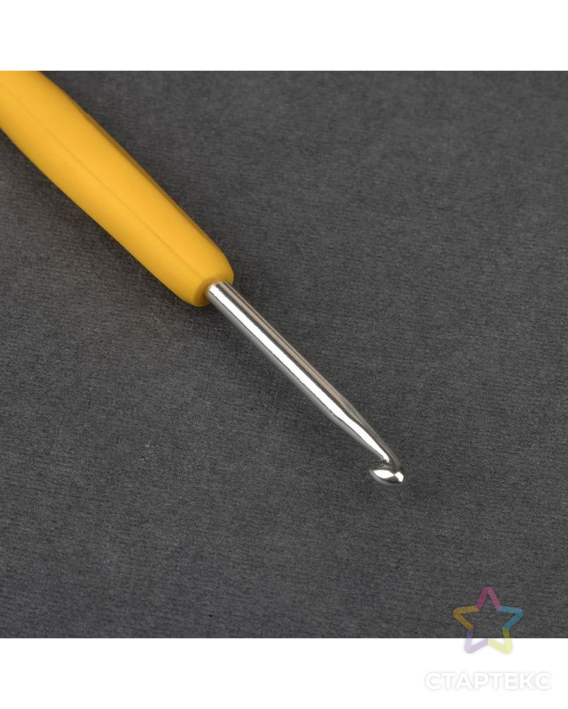 Крючок для вязания, с силиконовой ручкой, d = 2,5 мм, 14 см арт. СМЛ-19709-3-СМЛ1214710