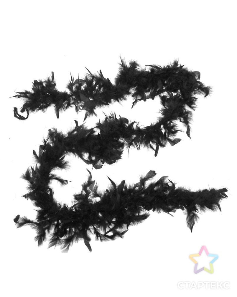 Карнавальный шарф-перо, 180 см, цвет фуксия арт. СМЛ-100739-6-СМЛ0001216257 1