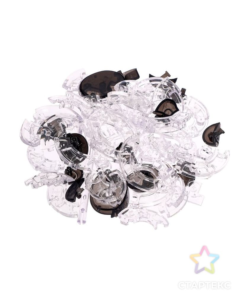 Пазл 3D кристаллический «Панда», 53 детали, цвета МИКС арт. СМЛ-108183-1-СМЛ0000121853 3