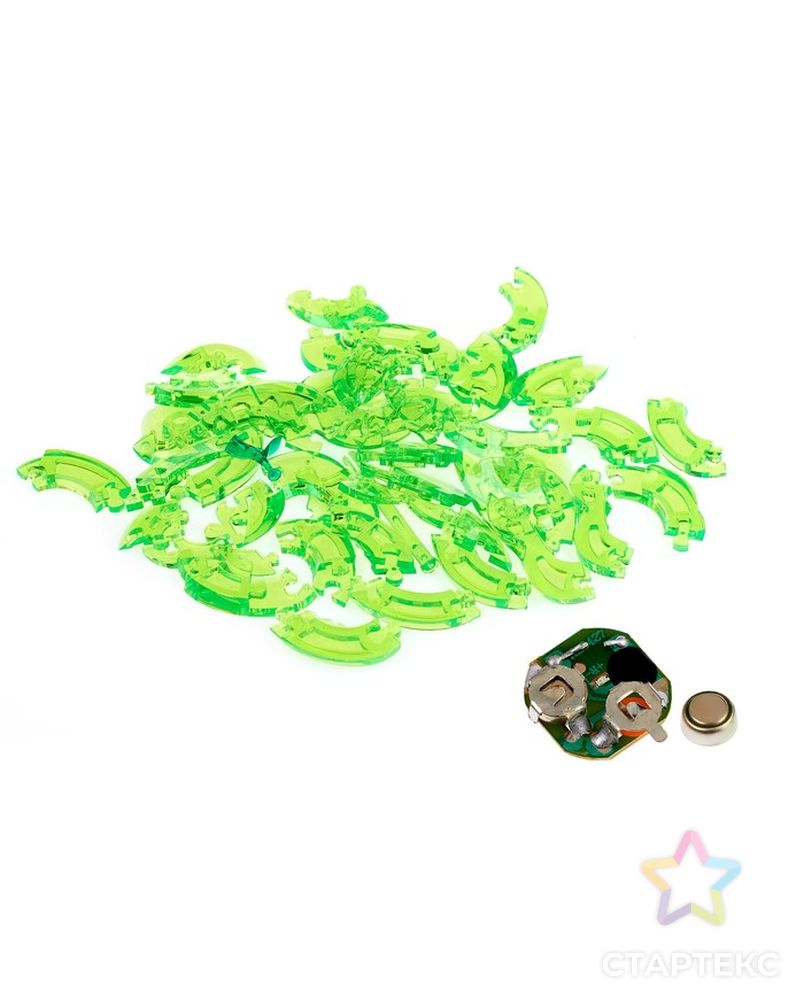 Пазл 3D кристаллический «Яблоко», 45 деталей, цвета МИКС арт. СМЛ-53556-1-СМЛ0000121867 2