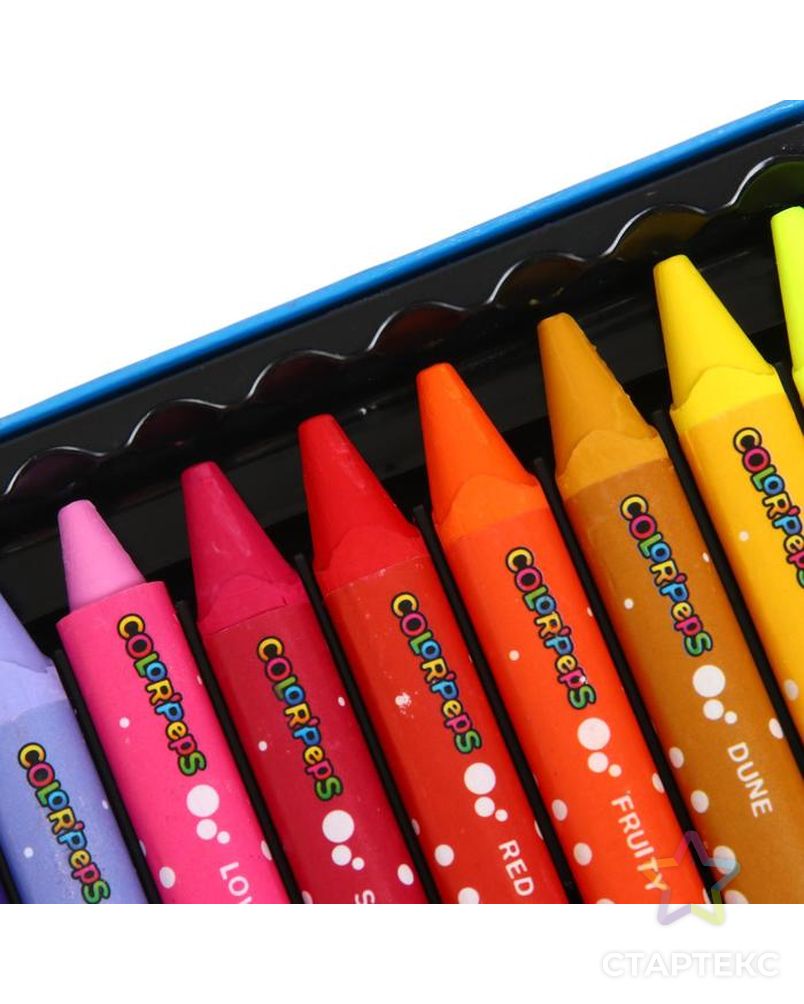 Пастель масляная детская 18 цветов, Maped oil Pastel, супер мягкая, разные эффекты арт. СМЛ-214578-1-СМЛ0001223760