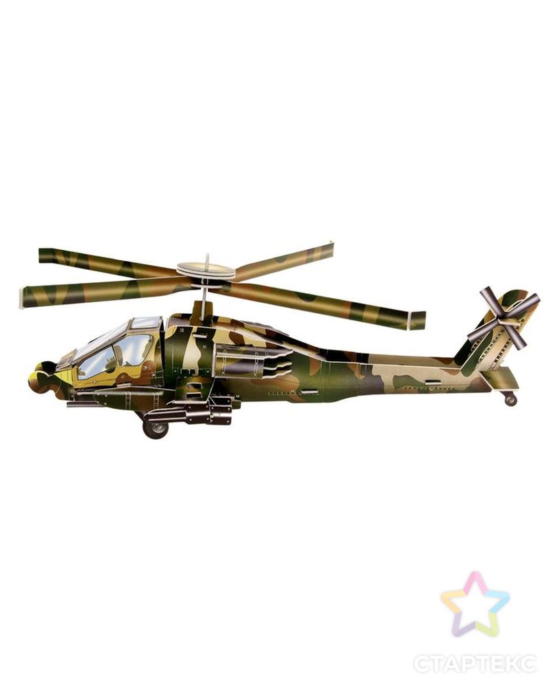 Конструктор 3D «Вертолёт» арт. СМЛ-55720-1-СМЛ0000124376 2