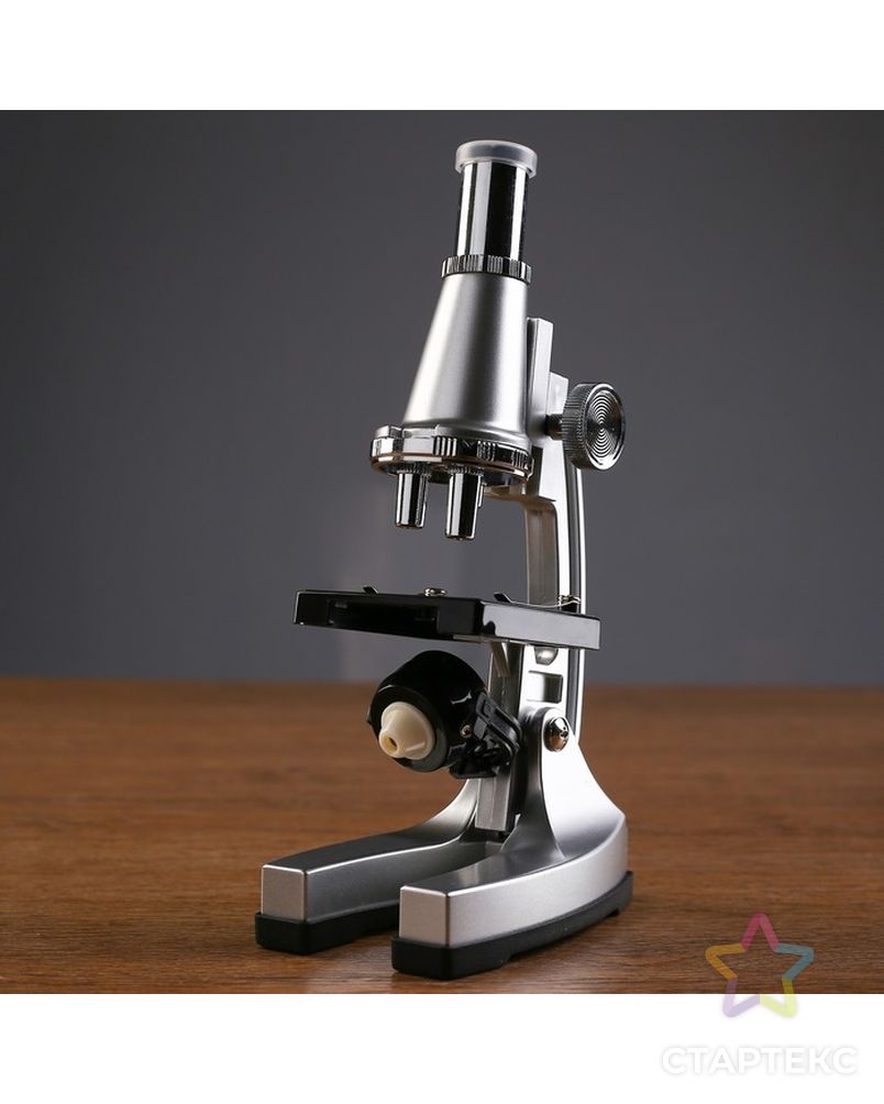 Микроскоп с проектором, кратность увеличения 50-1200х, с подсветкой, 2АА арт. СМЛ-42203-1-СМЛ0001263791 2