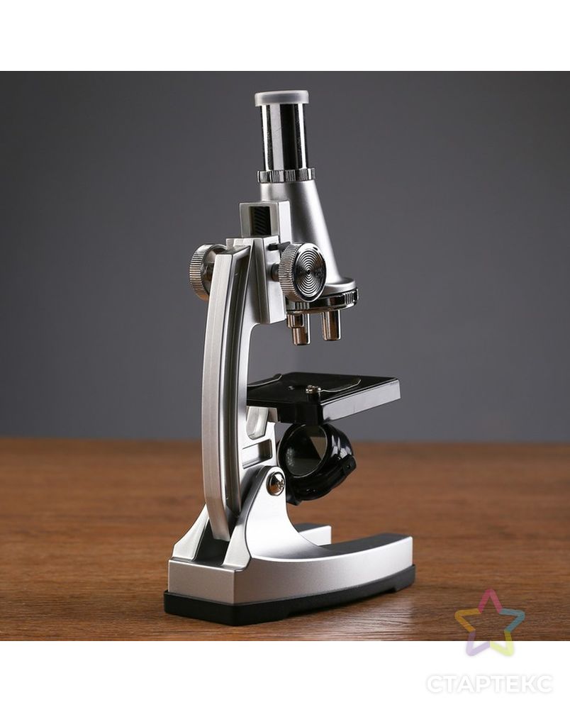 Микроскоп с проектором, кратность увеличения 50-1200х, с подсветкой, 2АА арт. СМЛ-42203-1-СМЛ0001263791 5