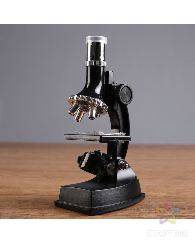 Микроскоп, кратность увеличения 900х, 600х, 300х, 100х, с подсветкой, набор для исследований  126854 арт. СМЛ-42374-1-СМЛ0001268544 2