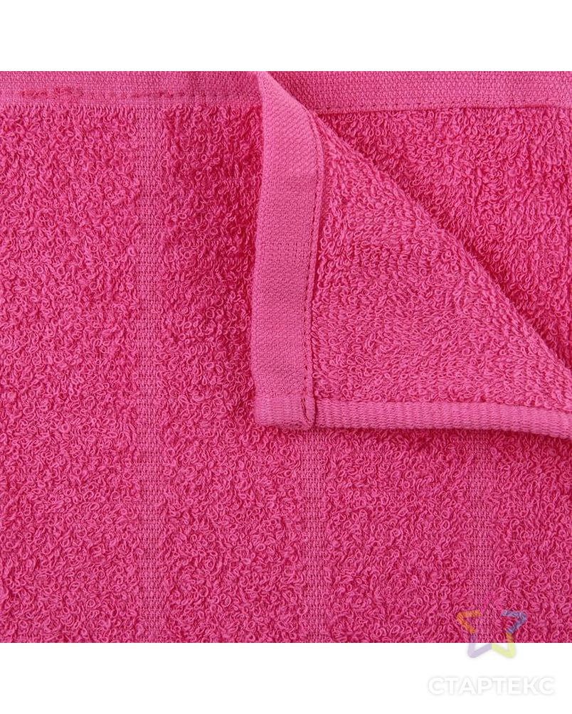 Заказать Полотенце махровое, цвет ярко-розовый, размер 40х70 см, хлопок 280 г/м2 арт. СМЛ-19708-2-СМЛ1295854 в Новосибирске