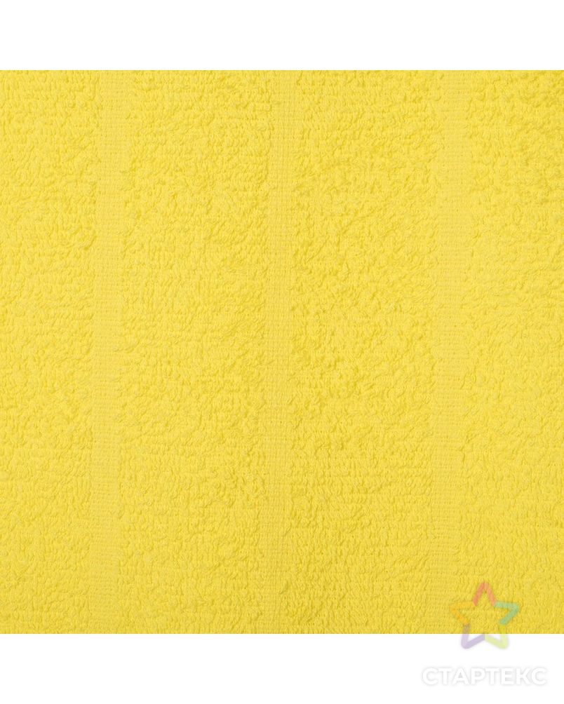 Полотенце махровое, цвет светло-лимонный, размер 47х90 см, хлопок 280 г/м2 арт. СМЛ-25609-1-СМЛ1295865 2