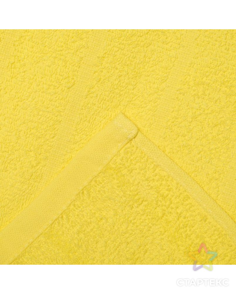 Заказать Полотенце махровое, цвет светло-лимонный, размер 47х90 см, хлопок 280 г/м2 арт. СМЛ-25609-1-СМЛ1295865 в Новосибирске
