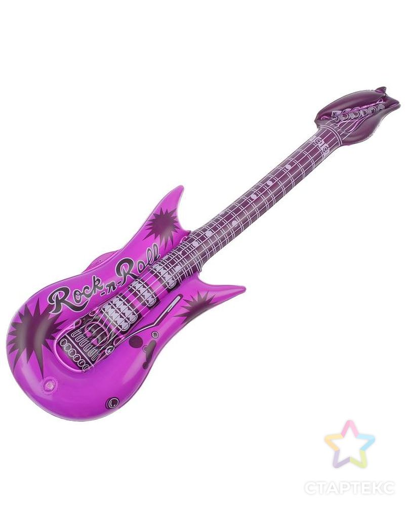 Надувная игрушка со звуком «Гитара», 95 см, цвета МИКС арт. СМЛ-63260-1-СМЛ0000129939 1