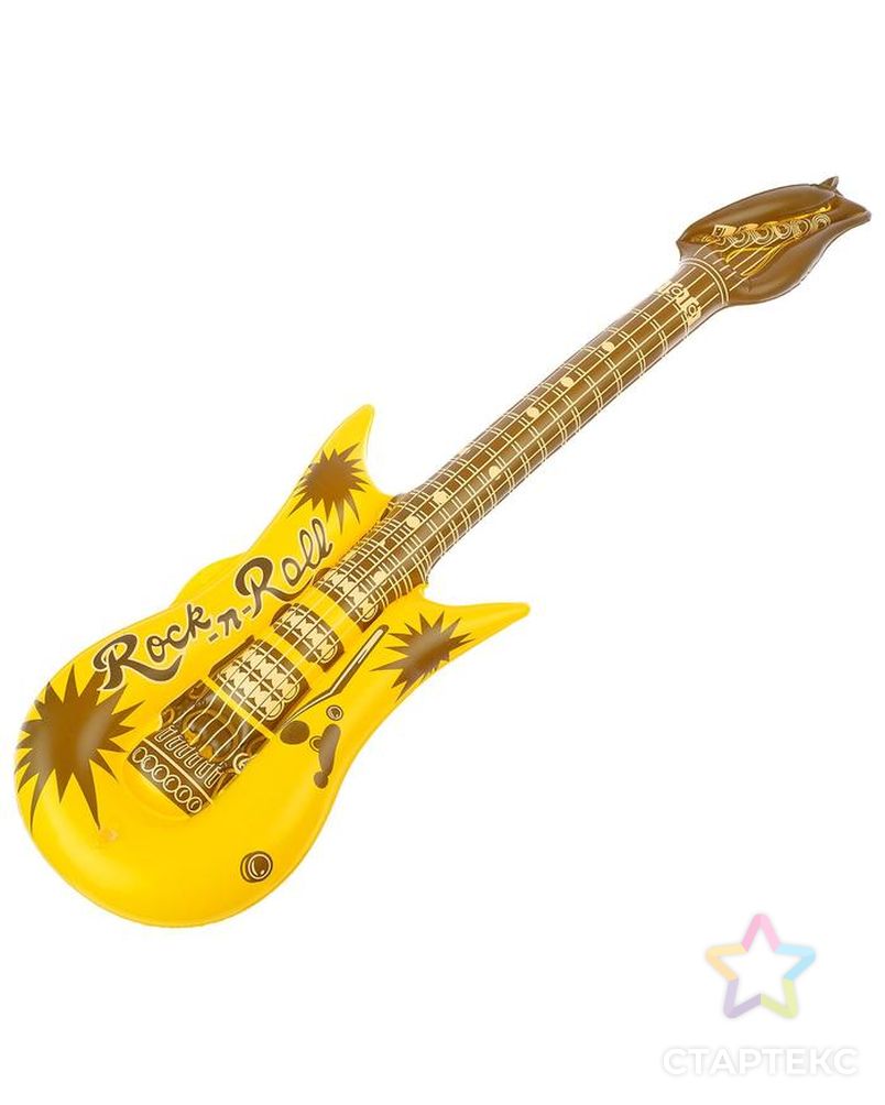 Надувная игрушка со звуком «Гитара», 95 см, цвета МИКС арт. СМЛ-63260-1-СМЛ0000129939 2