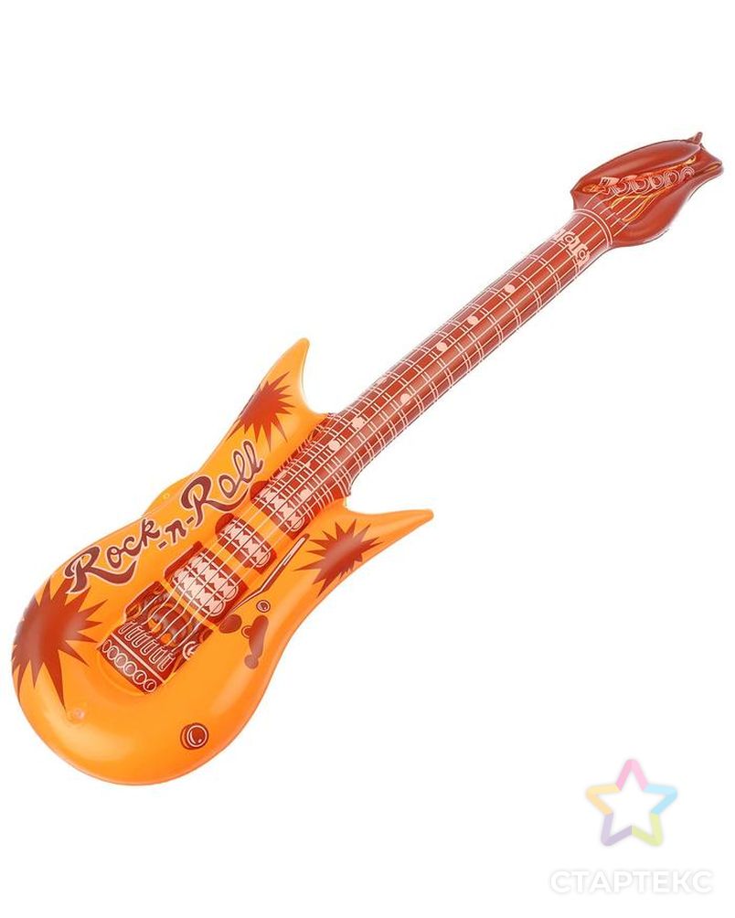 Надувная игрушка со звуком «Гитара», 95 см, цвета МИКС арт. СМЛ-63260-1-СМЛ0000129939 4