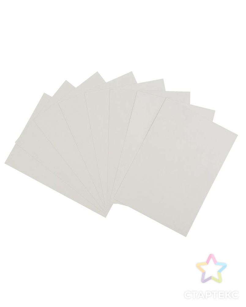 Картон белый А4, 8 листов "Белый мишка", немелованный, плотность 220 г/м2 арт. СМЛ-203821-1-СМЛ0001307356 2