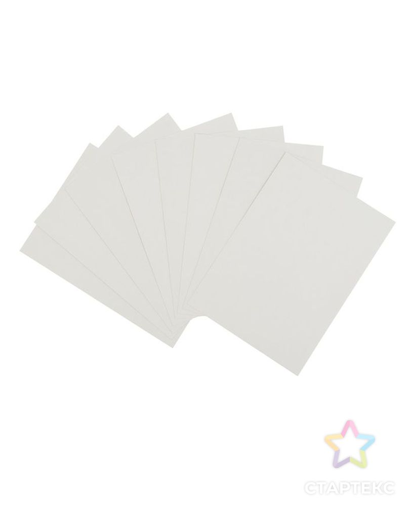 Картон белый А4, 8 листов "Котёнок с цветами", немелованный, плотность 220 г/м2 арт. СМЛ-203822-1-СМЛ0001307359 2
